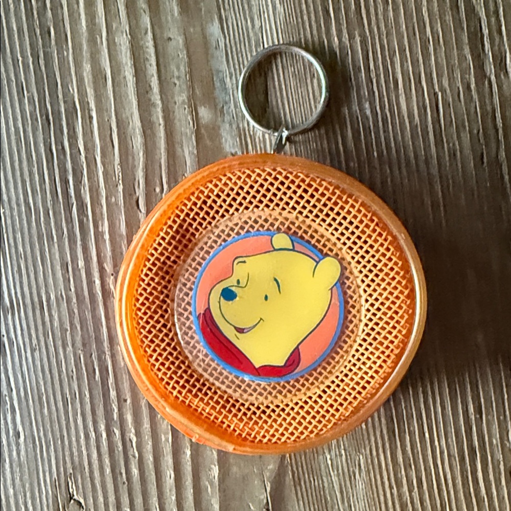 Winnie the Pooh bear Orange coin purse Key Holder